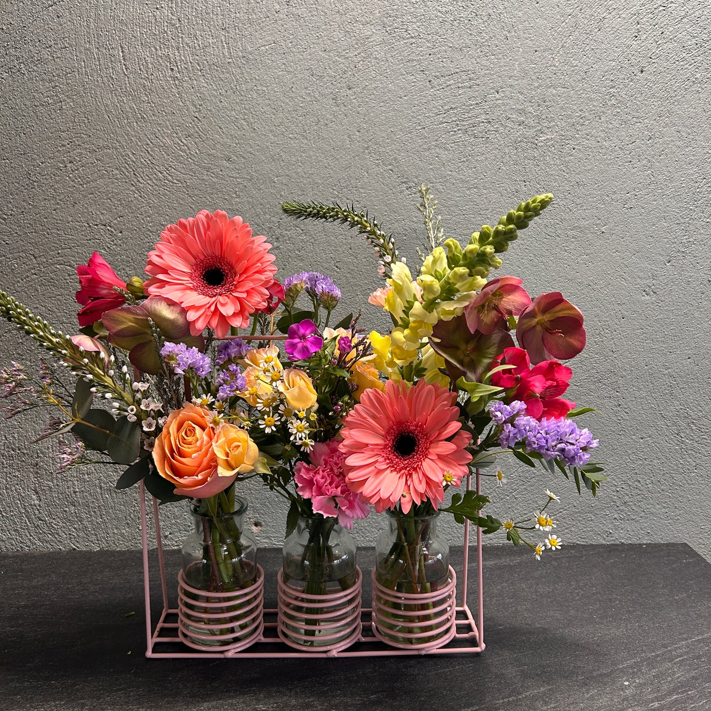 Three Bottles of Blooms