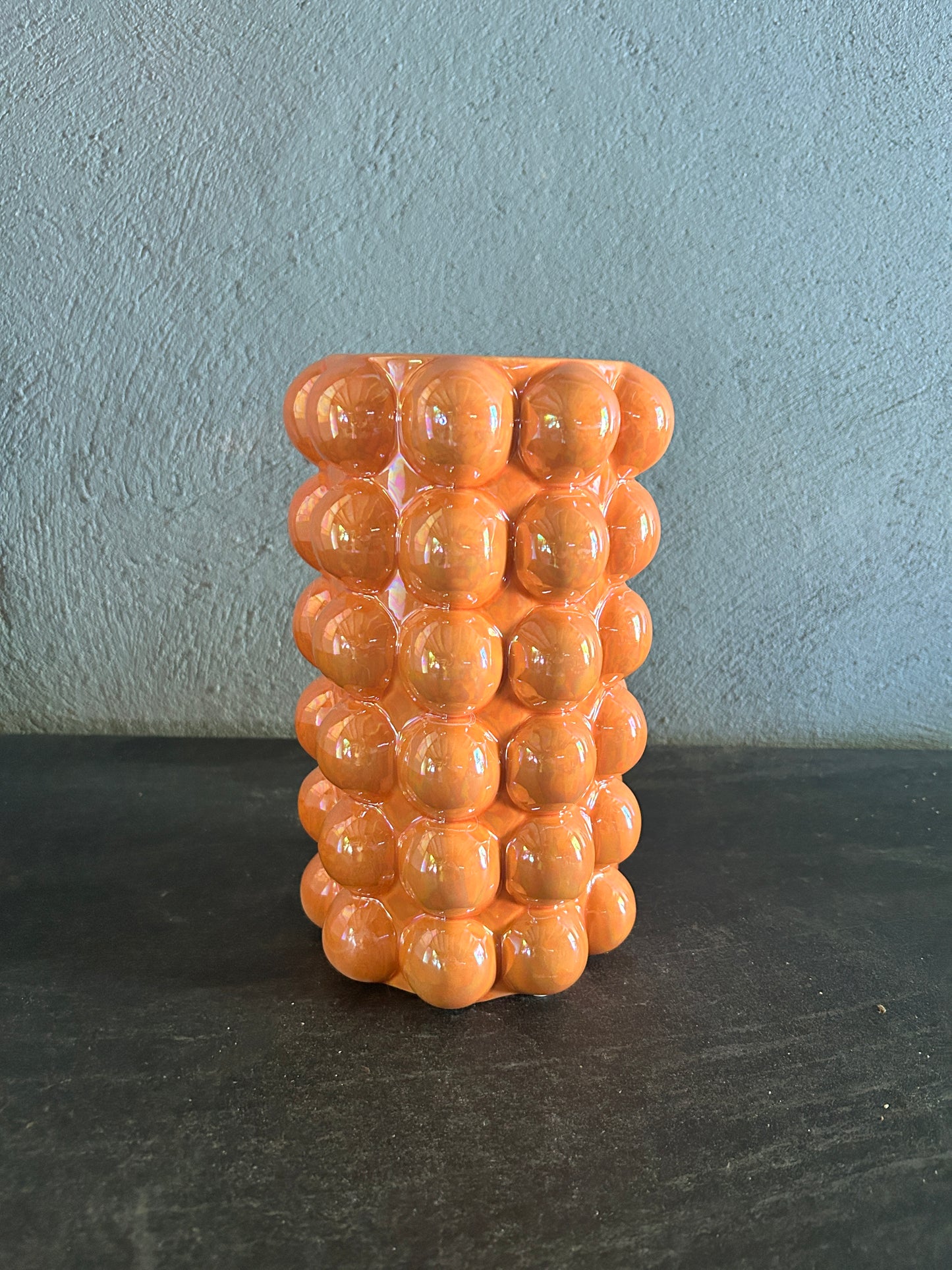 Orange Bubble Vase - Limited
