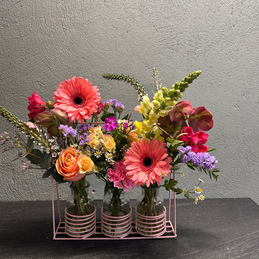 Three Bottles of Blooms