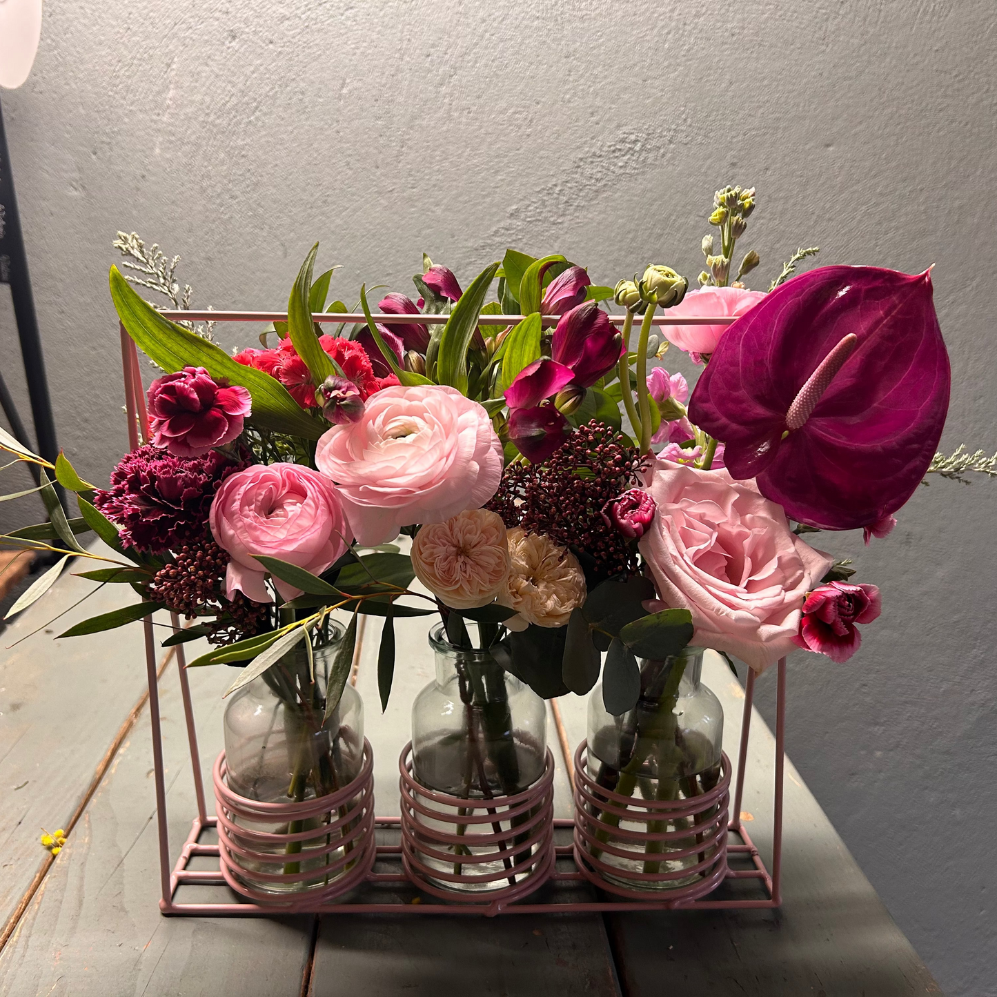 Three Bottles Blooms