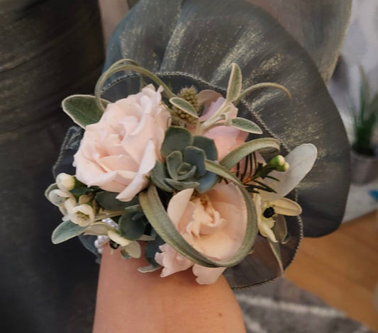 Pink Debs Corsage