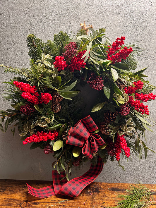 red Berry Wreath